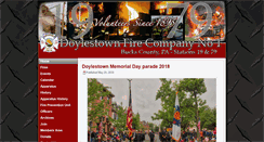Desktop Screenshot of doylestownfireco.org